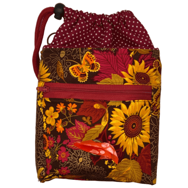 autumn sunflowers doggy training bag