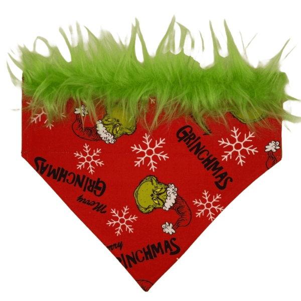 grinchmas over the collar bandana