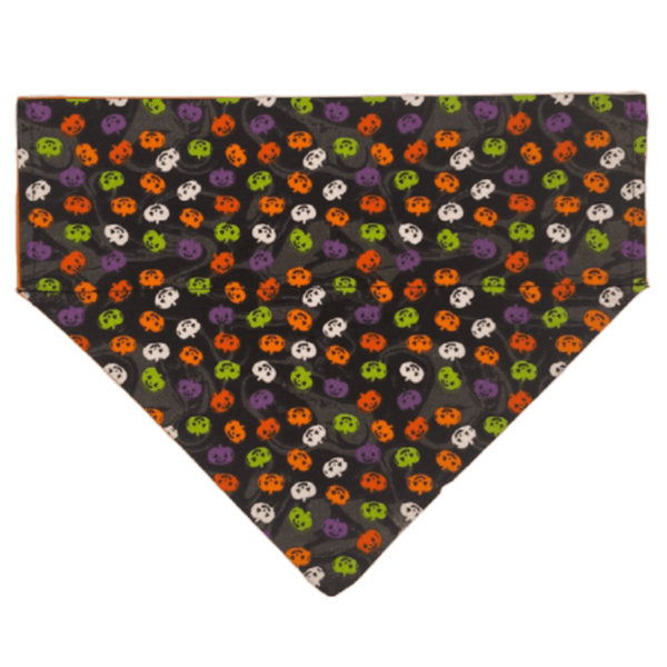 halloween pumpkins over the collar bandana