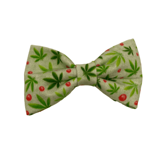 merry 'jane' christmas bowtie for little dogs or cats