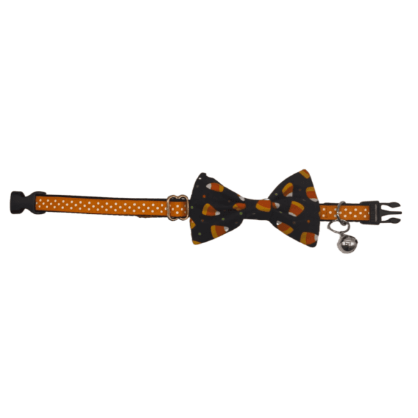 orange candy corn adjustable collar little dogs or cats