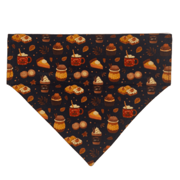 pumpkin spice over the collar bandana